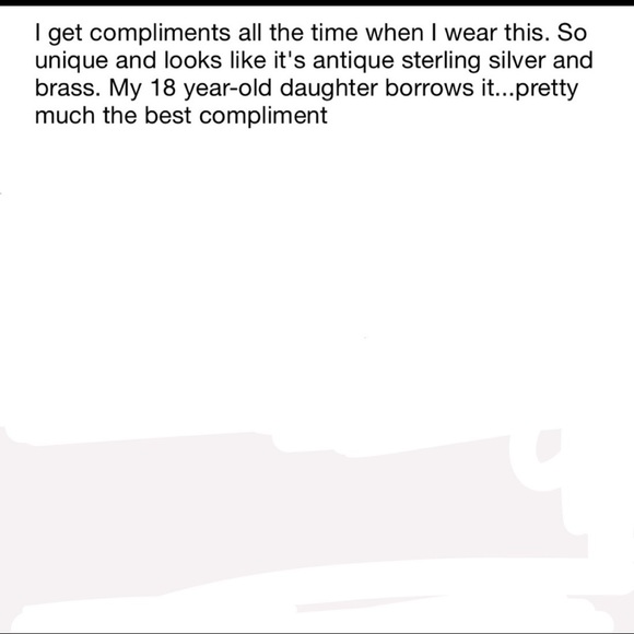 Lucky Brand Two-Tone Floral Collar Necklace - Picture 5 of 6